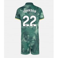 Camiseta Tottenham Hotspur Brennan Johnson #22 Tercera Equipación para niños 2024-25 manga corta (+ pantalones cortos)